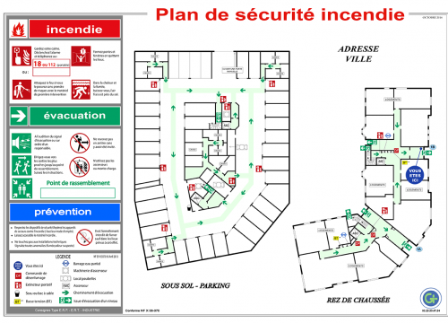 Photo Plan d'Evacuation ou Intervention